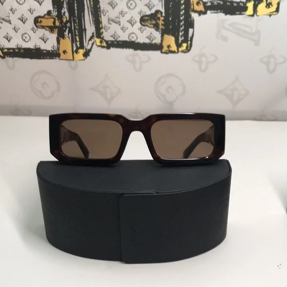 New Authentic Prada PR06YS Brown Sunglasses – Bold Luxury with UV Protection Prada | Accessories | New Authentic Prada Pr6ys Brown  main image 3